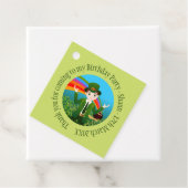 Saint Patrick's Birthday Boy Dank je Bedankjes Labels (In situ)