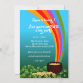 Saint Patrick's Birthday Boy Dank je Kaart (Achterkant)