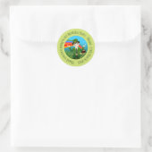 Saint Patrick's Birthday Boy Dank je Ronde Sticker (Tas)