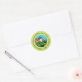 Saint Patrick's Birthday Boy Dank je Ronde Sticker (Envelop)