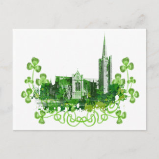 Saint Patrick's Cathedral in Dublin Briefkaart