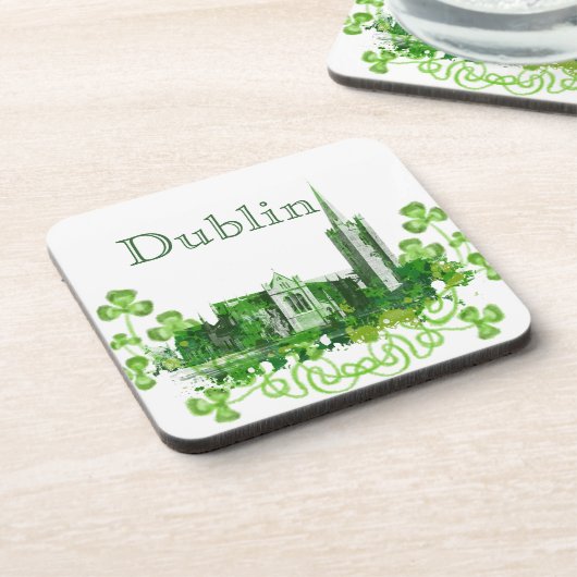 Saint Patrick's Cathedral in Dublin Drankjes Onderzetter (Linkerzijde)