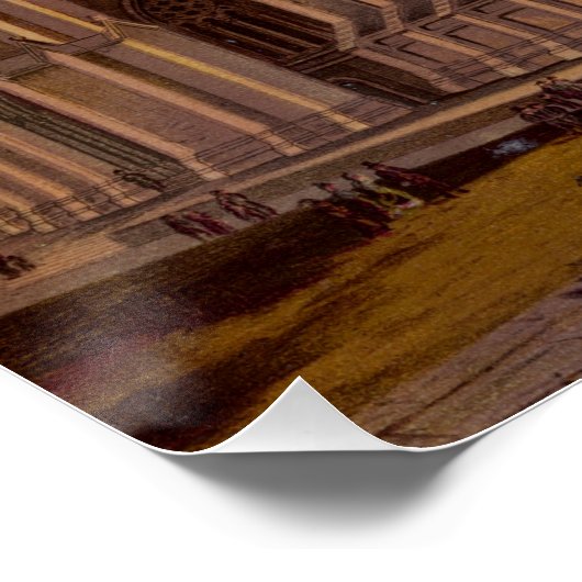 Saint Patrick's Cathedral in het centrum van Manha Perfect Poster (Hoek)