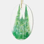 Saint Patrick's Cathedral New York Keramisch Ornament (Links)