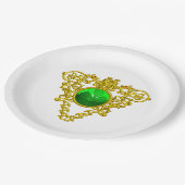 SAINT PATRICK'S CELTIC HEART,SHAMROCK,wit Papieren Bordje (Gekanteld)