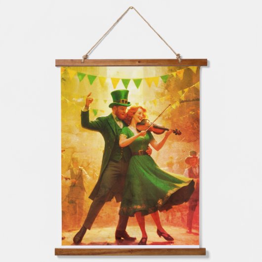 Saint Patrick's Dance Hangend Wandkleed (Voorkant)