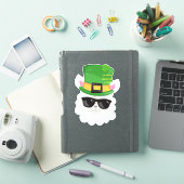 Saint Patrick's Day, Alpaca, Llama, Pet Leprechaun Sticker (iPad Cover)