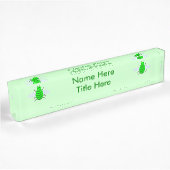 Saint Patricks Day Bee Custom Naambordje