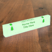 Saint Patricks Day Bee Custom Naambordje (Zijkant)