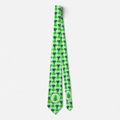 Saint Patricks Day Bee en Shamrocks Stropdas (Voorkant)