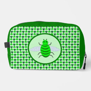 Saint Patricks Day Bee en Shamrocks Toilettasje