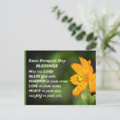 Saint Patrick's Day Blessings Briefkaart (Staand voorkant)