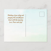 Saint Patrick's Day Blessings, Irish Prayer Briefkaart (Achterkant)