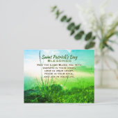 Saint Patrick's Day Blessings, Irish Prayer Briefkaart (Staand voorkant)