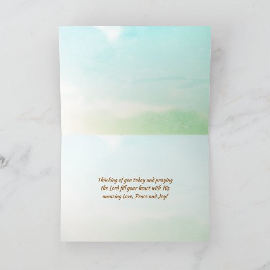 Saint Patrick's Day Blessings, Irish Prayer Kaart (Binnen)