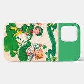Saint Patrick's Day Boy & Girl,  Case-Mate iPhone Case (Achterkant (horizontaal))