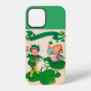 Saint Patrick's Day Boy & Girl, iPhone 12 Hoesje