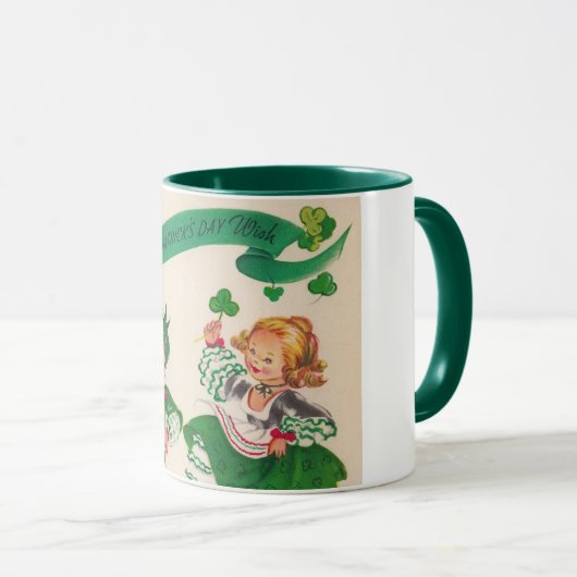 Saint Patrick's Day Boy & Girl,  Mok (Voorkant rechts)