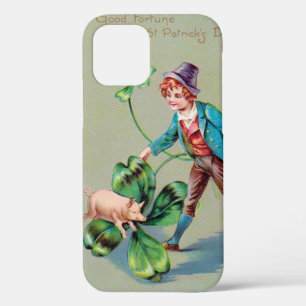 Saint Patrick's Day Boy & Lucky Pig,  Case-Mate iPhone Case