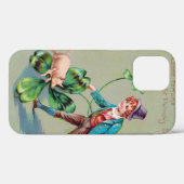 Saint Patrick's Day Boy & Lucky Pig,  Case-Mate iPhone Case (Achterkant (horizontaal))