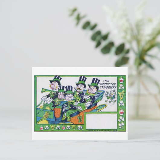 Saint Patrick's Day, Briefkaart (Staand voorkant)