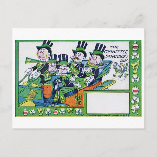 Saint Patrick's Day,  Briefkaart (Voorkant)