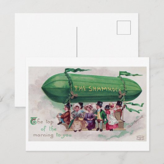Saint Patrick's Day, Briefkaart (Voorkant / Achterkant)