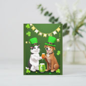 Saint Patrick's Day Briefkaart (Staand voorkant)