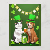 Saint Patrick's Day Briefkaart (Voorkant)