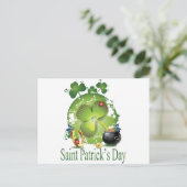 Saint Patrick's Day Briefkaart (Staand voorkant)