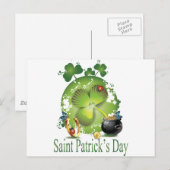 Saint Patrick's Day Briefkaart (Voorkant / Achterkant)
