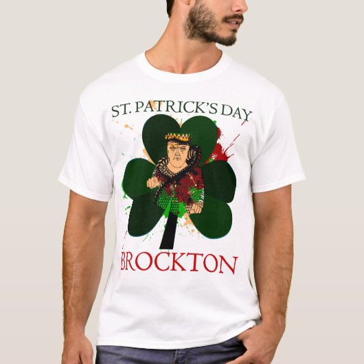 Saint Patrick's Day Brockton T-shirt (Voorkant)