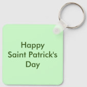 Saint Patrick's Day Butterfly Custom Sleutelhanger (Achterkant)