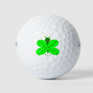 Saint Patrick's Day Butterfly Golf Ball Golfballen