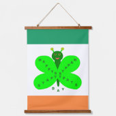 Saint Patricks Day Butterfly Hangend Wandkleed (Voorkant)