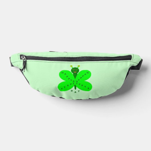 Saint Patricks Day Butterfly Heuptasje (Liggend)