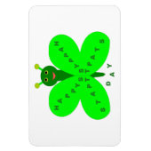 Saint Patricks Day Butterfly Magnet Magneet (Verticaal)