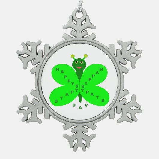 Saint Patrick's Day Butterfly Ornament (Voorkant)