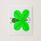 Saint Patricks Day Butterfly Puzzle Legpuzzel (Verticaal)