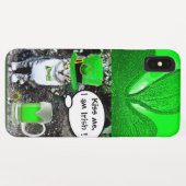 SAINT PATRICK'S DAY CAT MET GREEN IRISH BEER Case-Mate iPhone CASE (Achterkant (horizontaal))