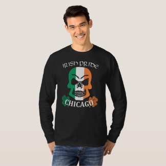 Saint Patrick's Day Chicago Irish Skull Pride T-shirt