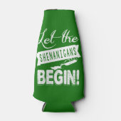 Saint Patricks Day Chugging Flesjeskoeler (Voorkant)