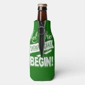 Saint Patricks Day Chugging Flesjeskoeler (Fles Achterkant)