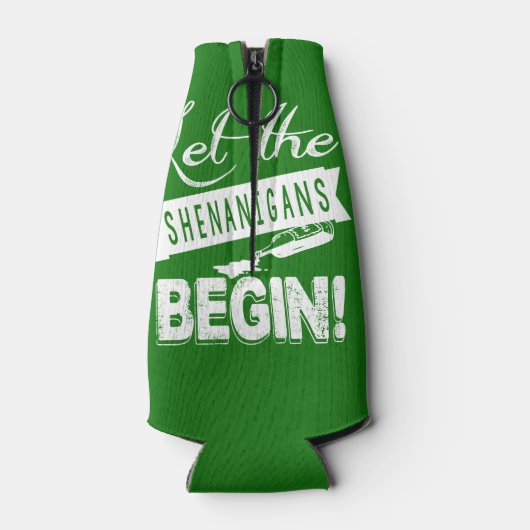 Saint Patricks Day Chugging Flesjeskoeler (Achterkant)