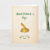 Saint Patricks Day Coins |Aangepast| Kaart (Voorkant)