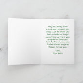 Saint Patricks Day Coins |Aangepast| Kaart (Binnen)