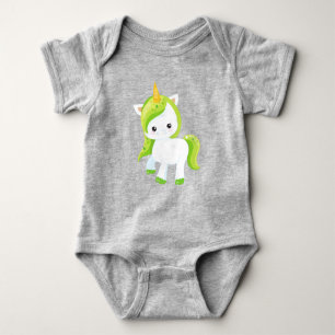 Saint Patrick's Day, Cute Unicorn, Magical Unicorn Romper
