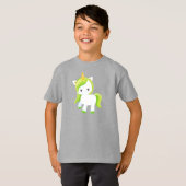 Saint Patrick's Day, Cute Unicorn, Magical Unicorn T-shirt (Voorkant volledig)