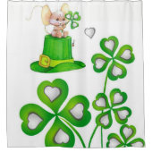 Saint Patrick's Day Douchegordijn Muis (Voorkant)