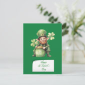 Saint Patrick's Day Feestdagenkaart (Staand voorkant)